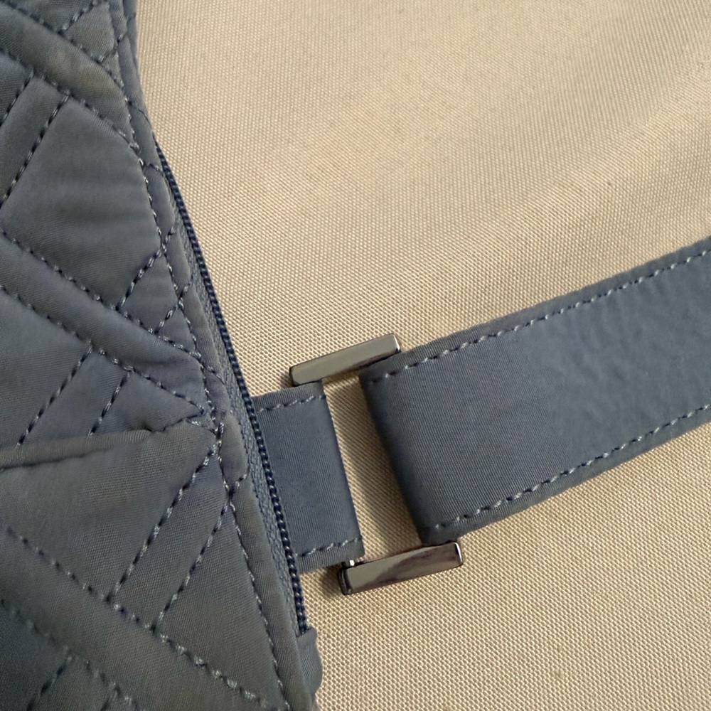 Vera Bradley Microfiber Crossbody Bag Gray - Picture 9 of 16